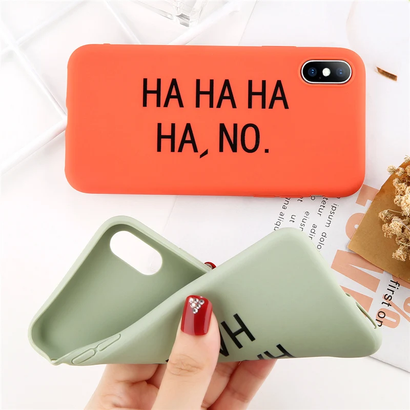 Lovebay Телефон чехол для iPhone 6 6s 7 8 Plus X XR XS Max Модный милый мультяшный буквенный HA без