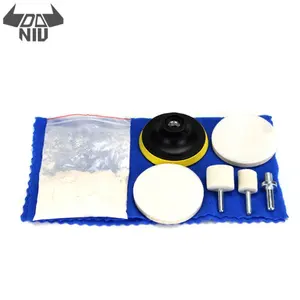 DANIU инструмент для удаления царапин, 8 шт., инструмент для удаления царапин, 70 г, набор для ремонта ветрового стекла, оксид церия, полировка стекла с 3-дюймовым ковриком