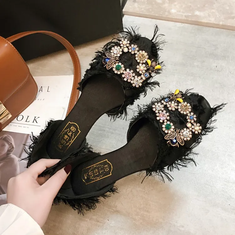 Женские босоножки Новинка модная износостойкая тканевая женская обувь Zapatos De Mujer