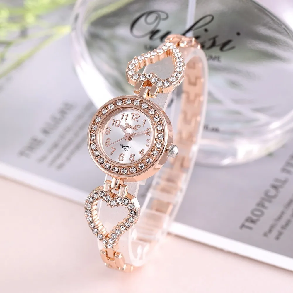 Женские кварцевые часы роскошные с браслетом Love feminino kol saati horloge dames orologio новинка