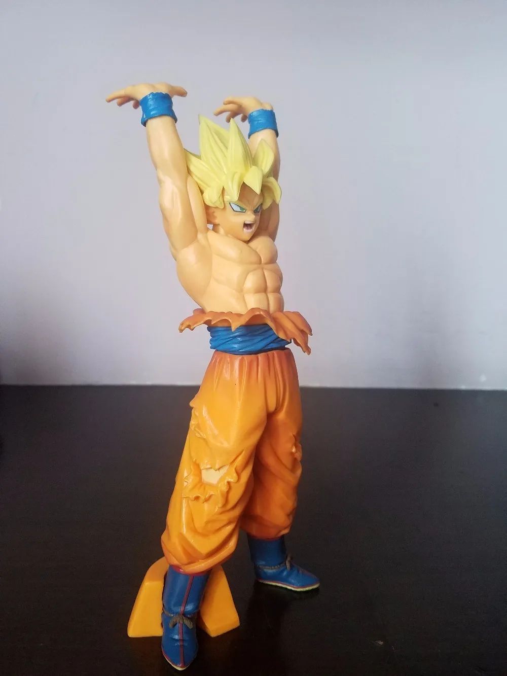 Аниме Dragon Ball Z 2 Stili 24 см Сон Гоку Супер Саян Genki dama Spirito Bomba коллекция фигурок из ПВХ