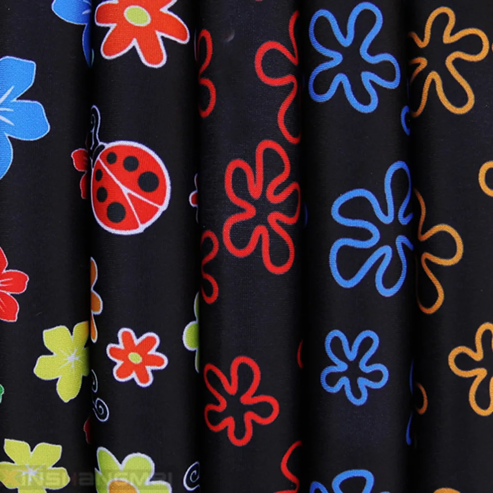 FORAUTO Чехлы рулевого колеса автомобиля Платья с цветочным принтом Эластичные авто