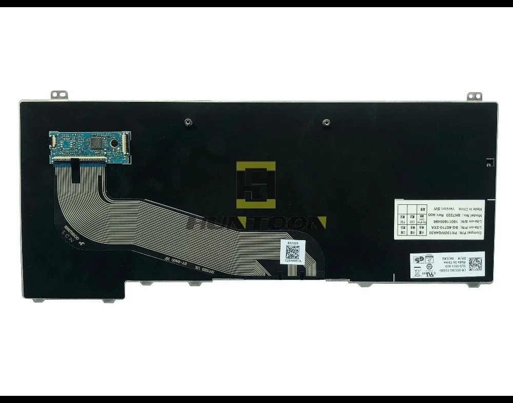 Оригинальная новая версия SW черная для DELL Latitude E5540 E5440 клавиатура с клавиатурой NSK