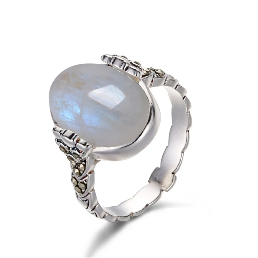 

Обручальные кольца для женщин, регулируемые, из кольца из натурального Поделочного Камня стерлингового серебра 925 пробы, с бирюзой, Лазурит...