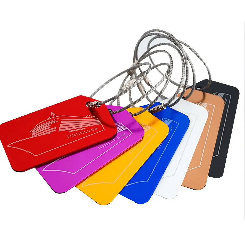 7 шт./компл. аксессуары для путешествий бирка багажа портативный безопасный