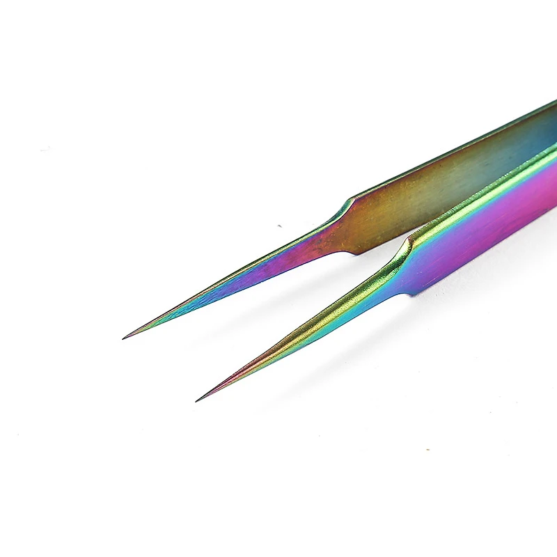 1 шт. Стразы для ногтей из нержавеющей стали пинцет ресниц накладных наращивания