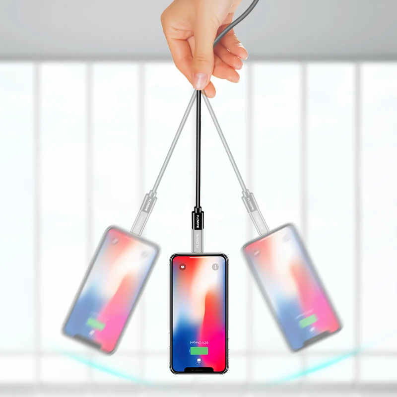 FLOVEME магнит телефон адаптер Micro USB к тип c/для iPhone/Кабель зарядного устройства
