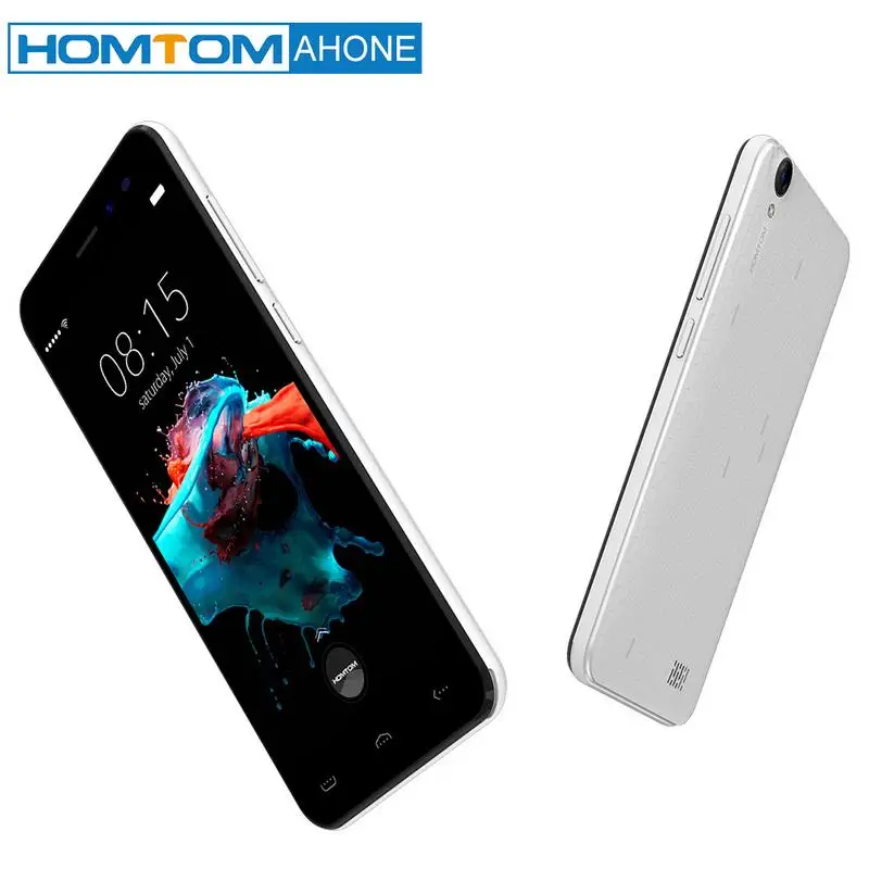 Оригинальный HOMTOM HT16 смартфон 3g планшет WCDMA Android 6 0 4 ядра MTK6580 5 "Экран 1 ГБ