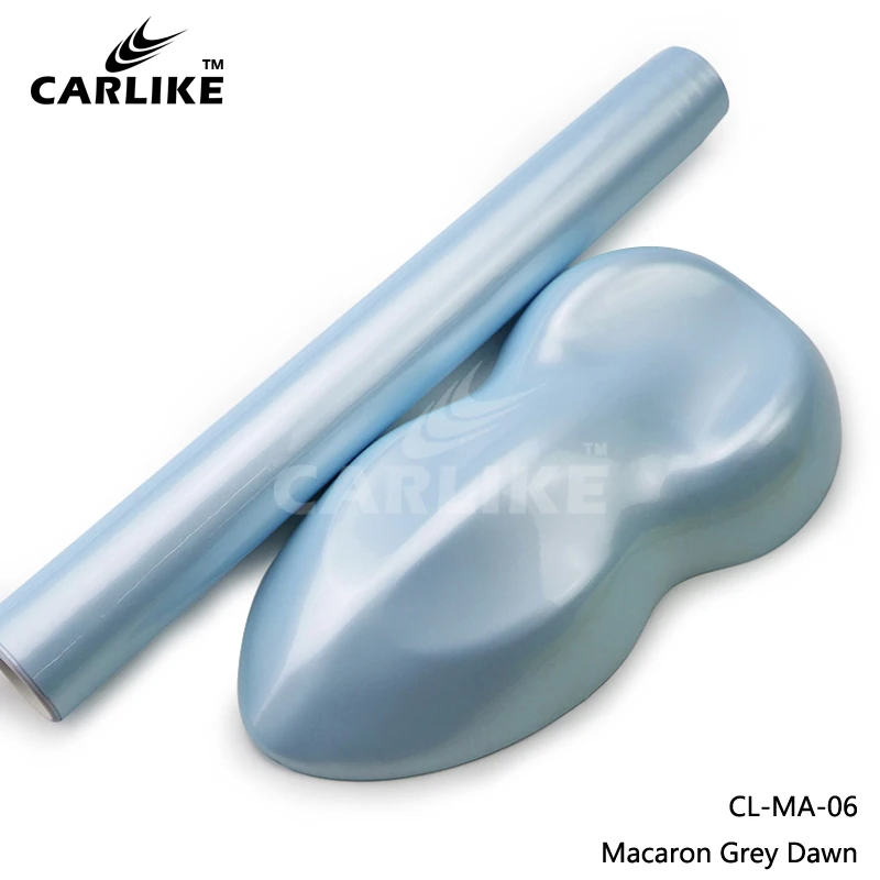 CARLIKE новый продукт Macaron серый вниз автомобиля обернуть виниловые наклейки |