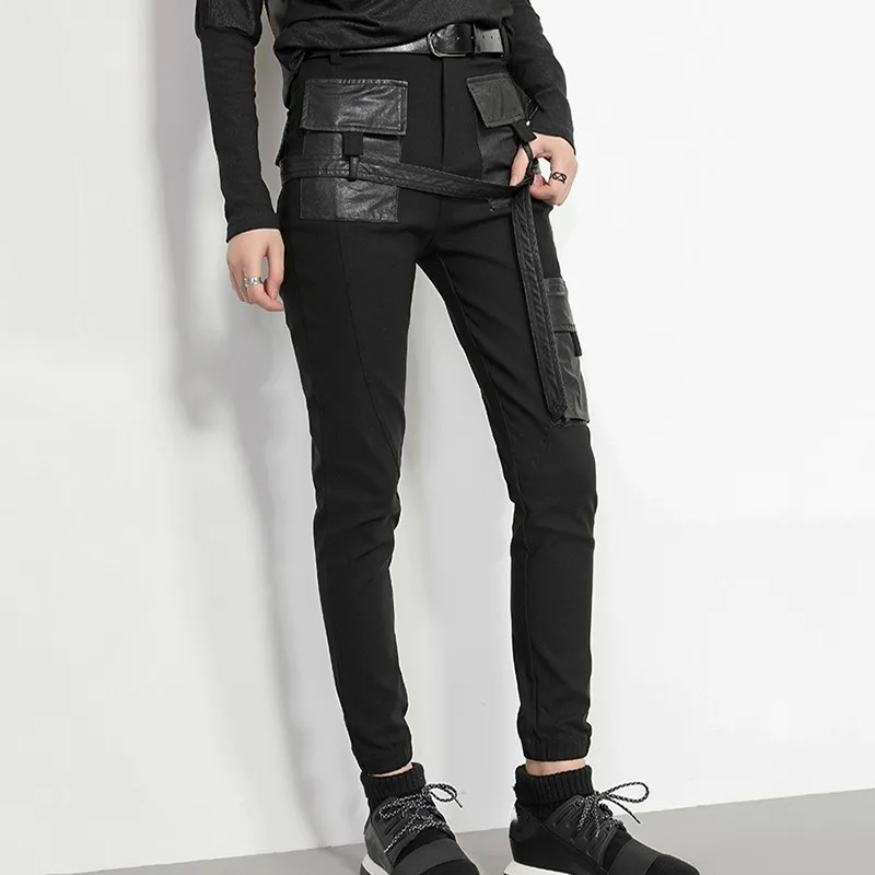 CHICEVER осенние брюки для женщин шаровары женские с высокой талией черные тонкие