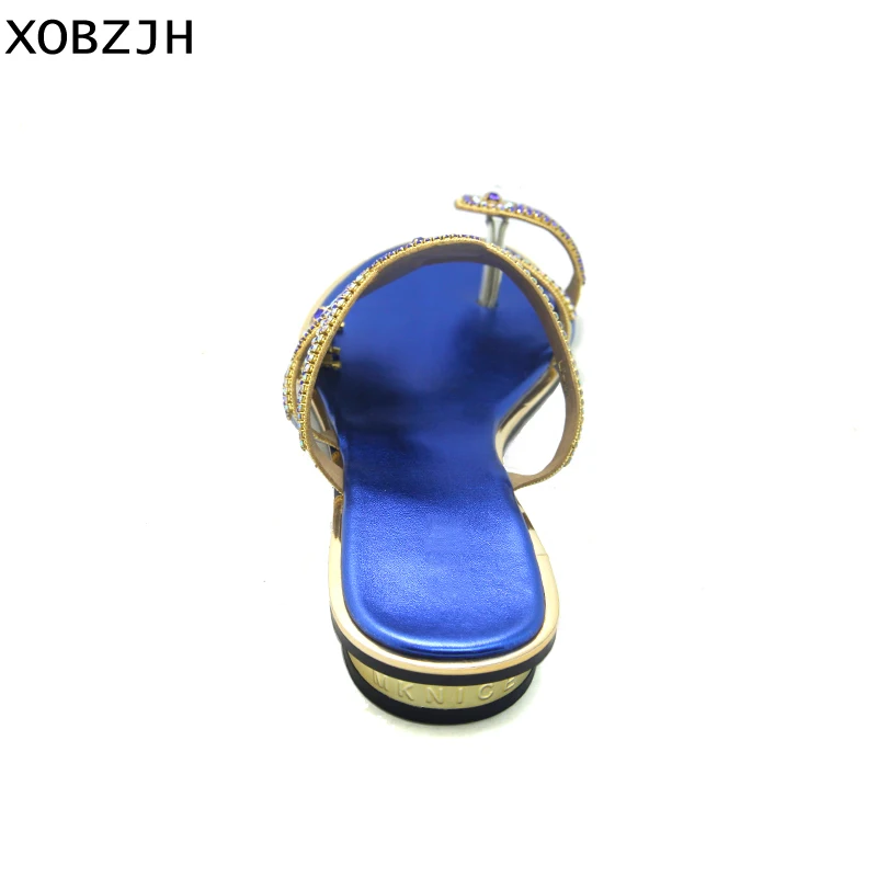 XOBZJH/2018 г. Летняя женская обувь модная со стразами сандалии качественные женские