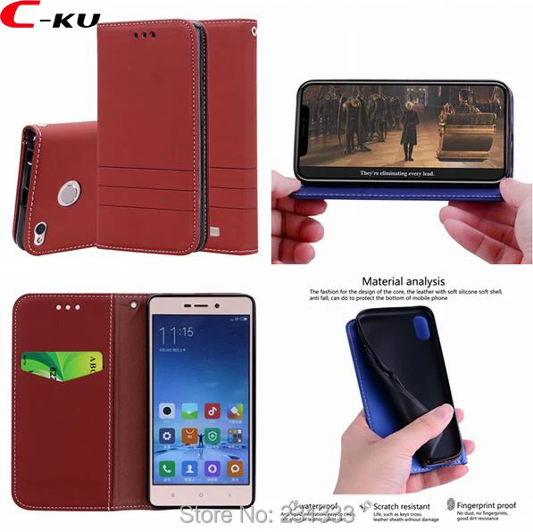 Кожаный чехол кошелек C ku для Iphone X XS 8 7 Plus 6 6S SE 5 с магнитной подставкой ТПУ карт и