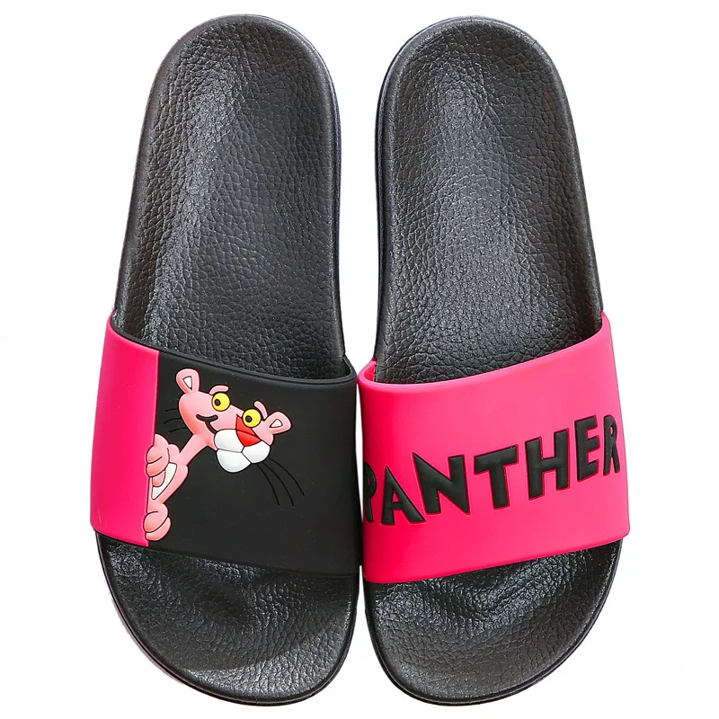 Женские шлепанцы с рисунком Розовая пантера летние Zapatillas Mujer 2019|Тапочки| |