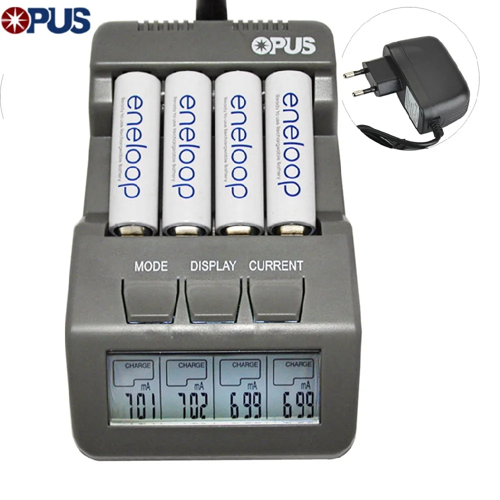 Opus BT C700 зарядное устройство NiCd NiMh светодиодный экран цифровой Интеллектуальный