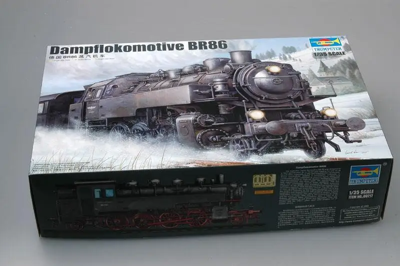 Trumpeter 1/35 00217 немецкий Dampflokomotive BR86|Наборы для сборки моделей| |
