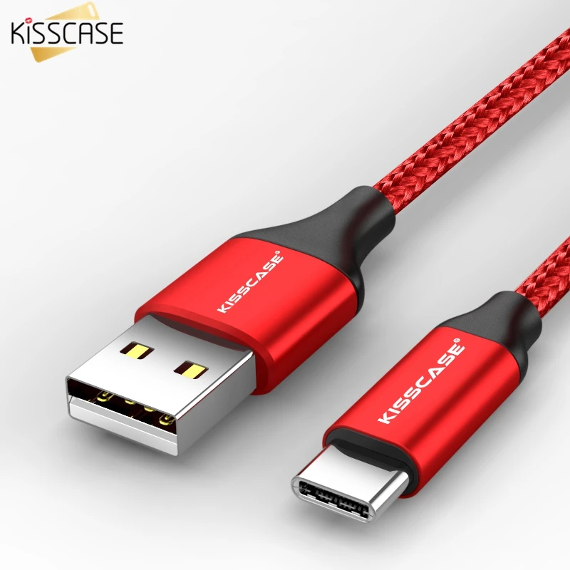 KISSCASE 3A USB Type C кабель для Samsung Galaxy S10 S9 S8 мобильный телефон Быстрая зарядка дата xiaomi