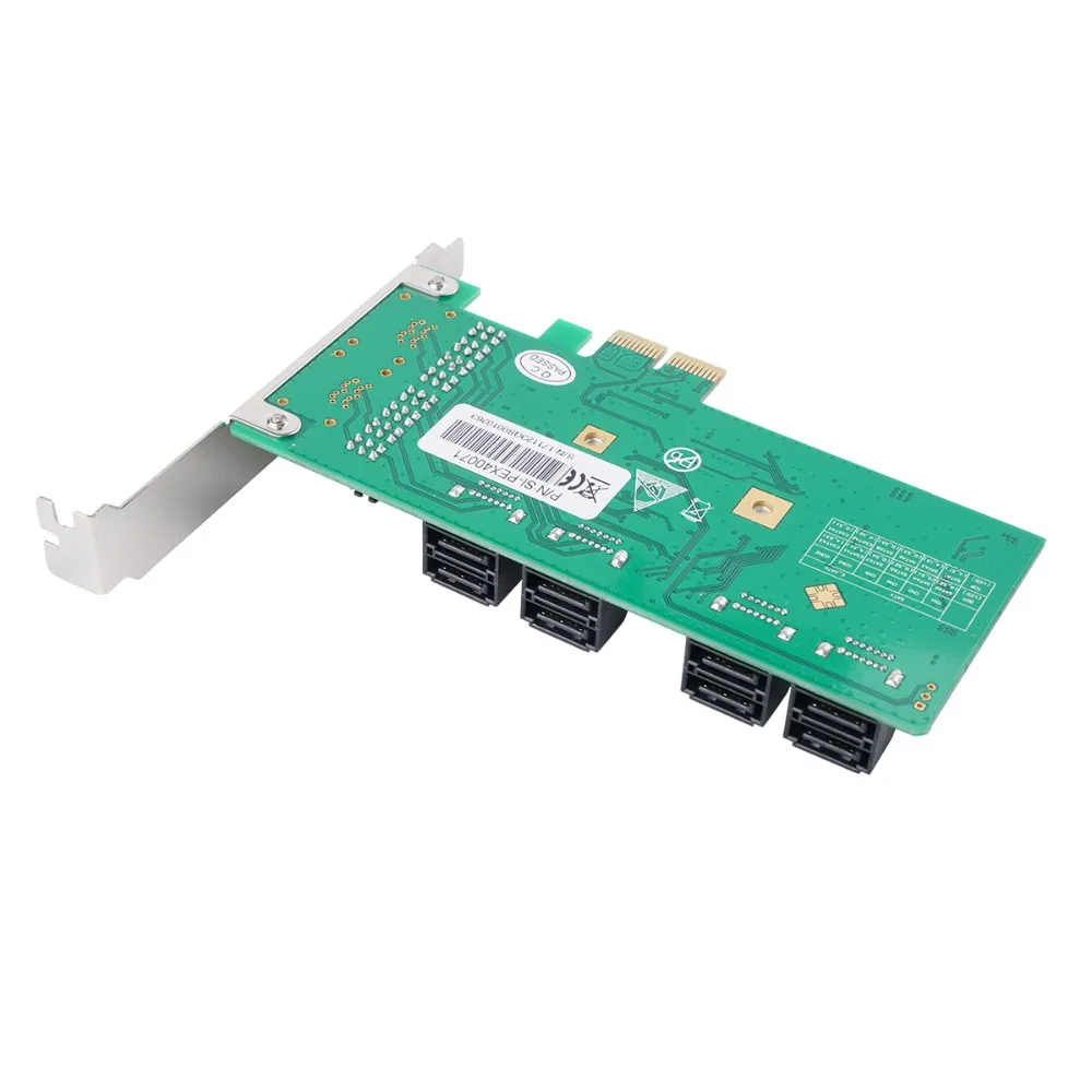 Orico 8 портов Sata 3 0 Pci-E X1 к Usb3.0 Экспресс-карта расширения Usb Ncq протокол 6 Гбит/с