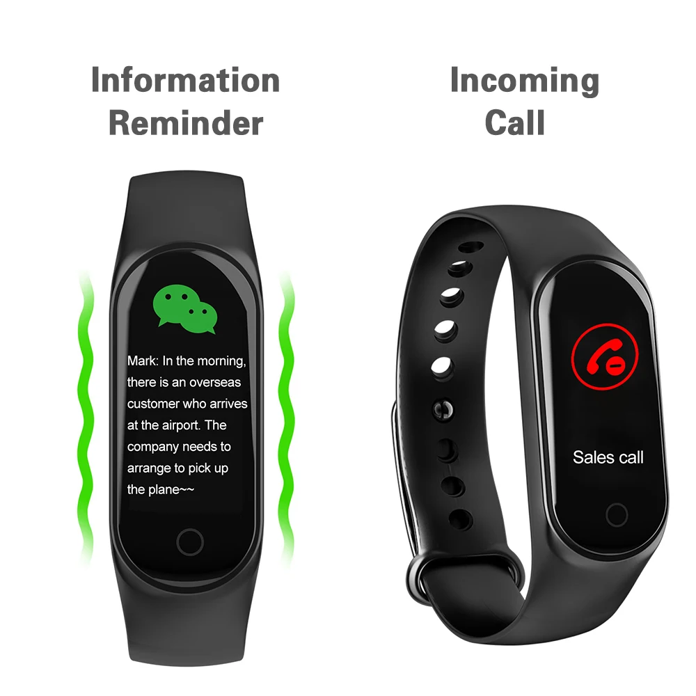 M3S Smart Wristband Fitness Tracker Sports Bracelet Life Waterproof Blood Pressure Heart Rate Monitor Band | Электроника