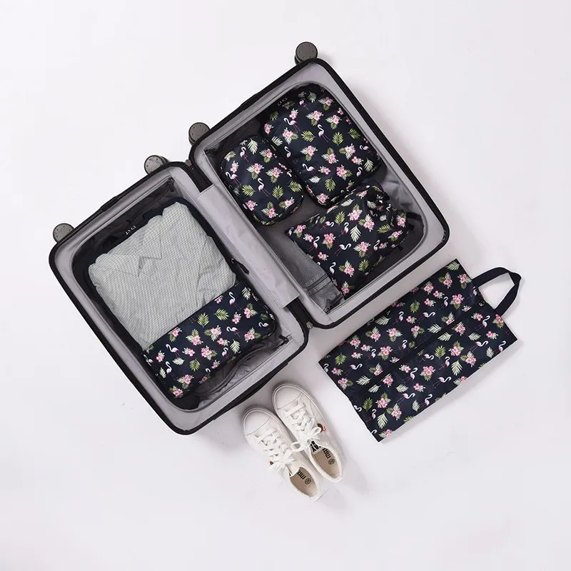 5 шт./компл. дорожная сумка из высококачественной полиэстерной ткани органайзер