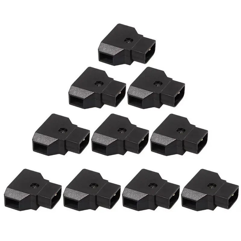 10Pcs D-Tap Dtap Power Male Rewirable Cable Socket Rig Battery