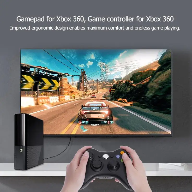 Двойной вибрации Беспроводной bluetooth геймпад USB кабель игровой контроллер