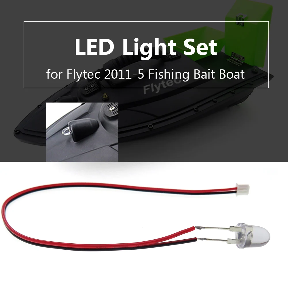 Flytec 2011 5 1.5кг приманка лодка части светодиодный свет набор дистанционное