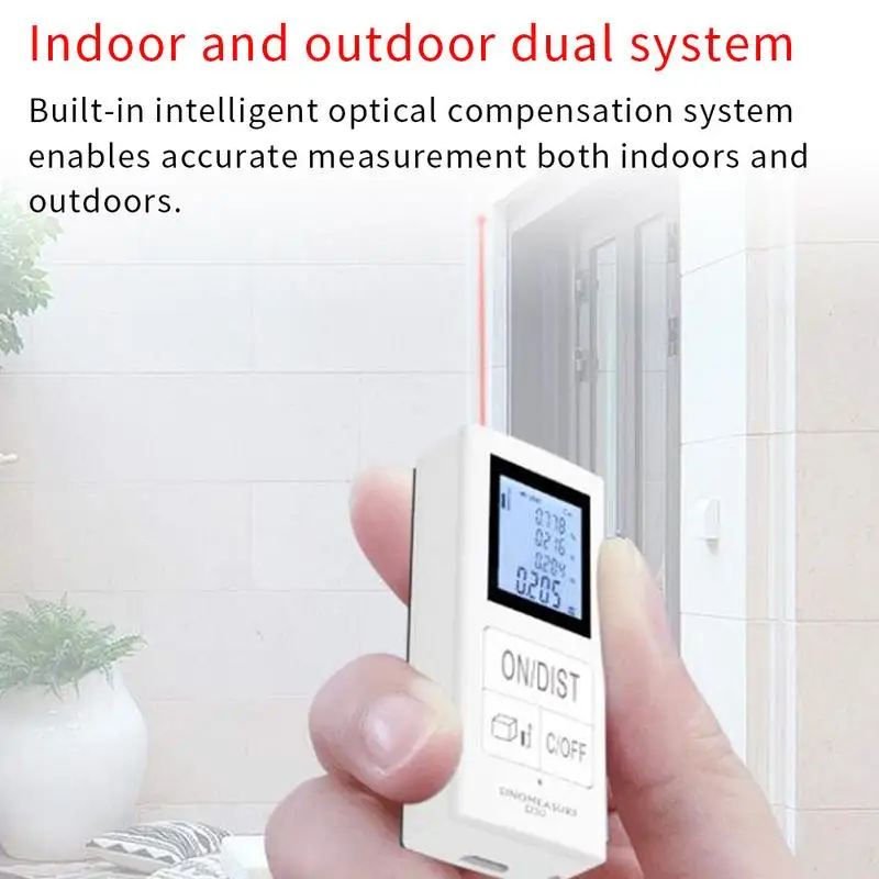 USB Перезаряжаемый мини инфракрасный дальномер ручной ИК электронная линейка D30 с