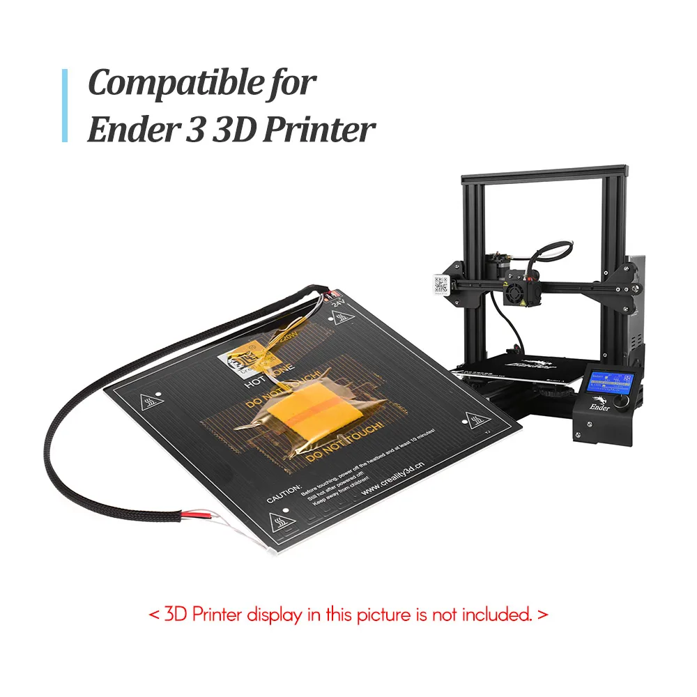 Creality 3D алюминиевая Подогреваемая платформа MK3 с подогревом для принтера|Детали и