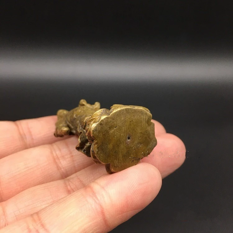 Собранные китайские латунные Резные маленькие статуи Будды Mammon Guan Gong Yu | Дом и сад