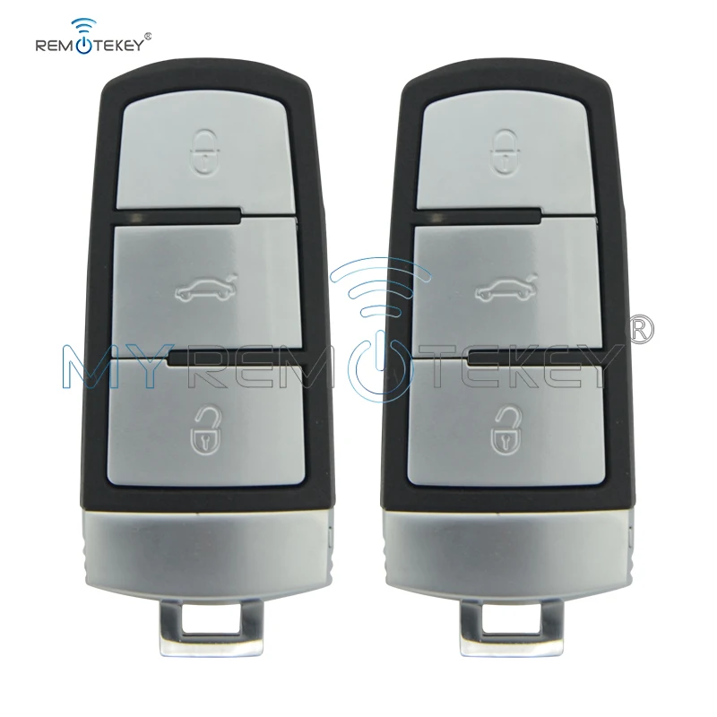 Remtekey 2 шт. 433 МГц 3C0 959 752BA 3 кнопки для VW Volkswagen Magotan Passat CC 2005 2006 2007 2008 2009 2010 безключевой