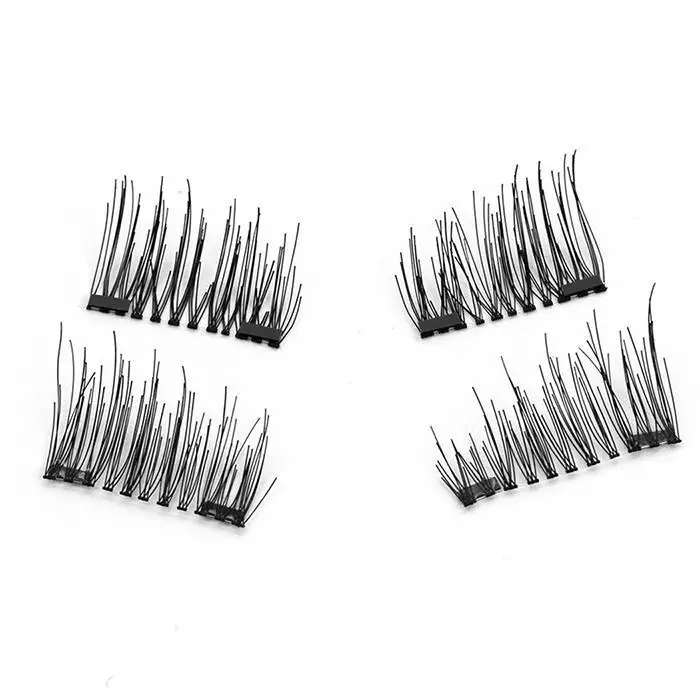 4 шт Профессиональные Накладные ресницы на магнитах натуральные накладные