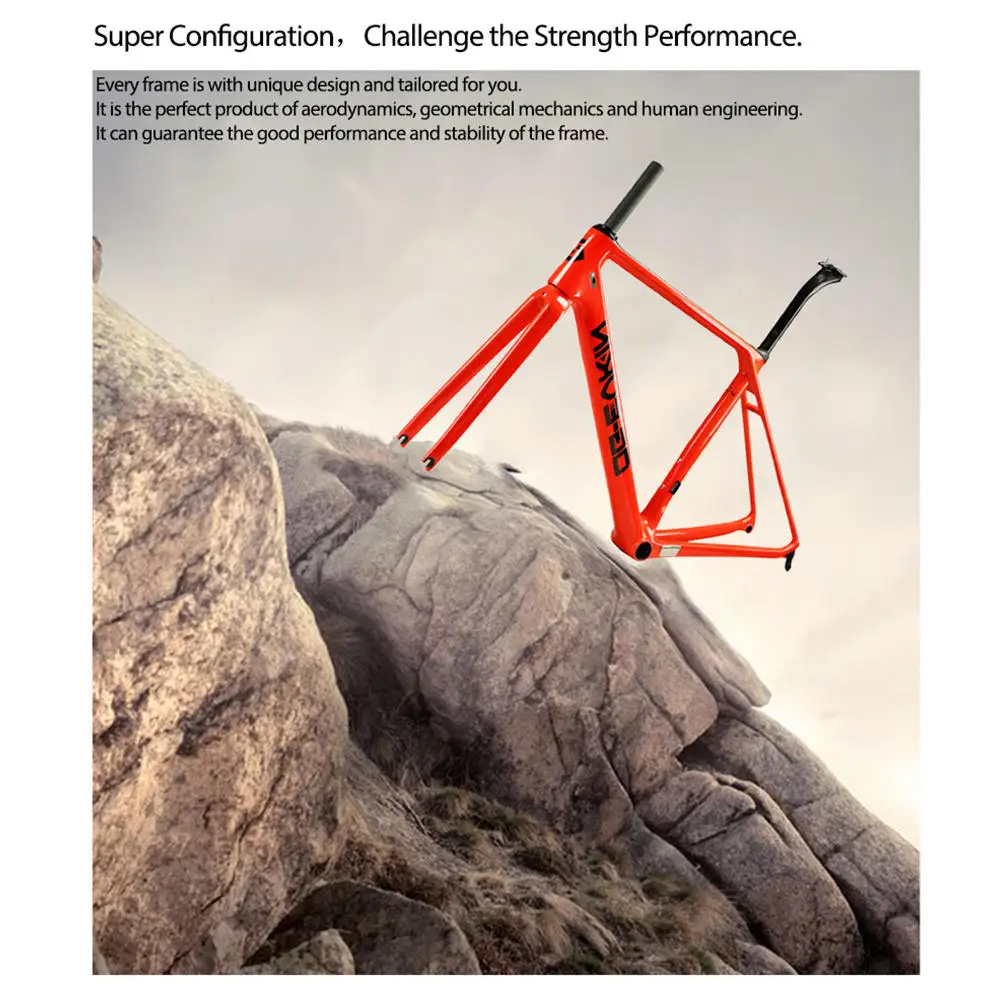 2018 OG-EVKIN DI2&ampMechanical Bright Carbon Road Bike Frame XS S M L Frameset BICICLETTA Ciclismo Bicycle | Спорт и развлечения