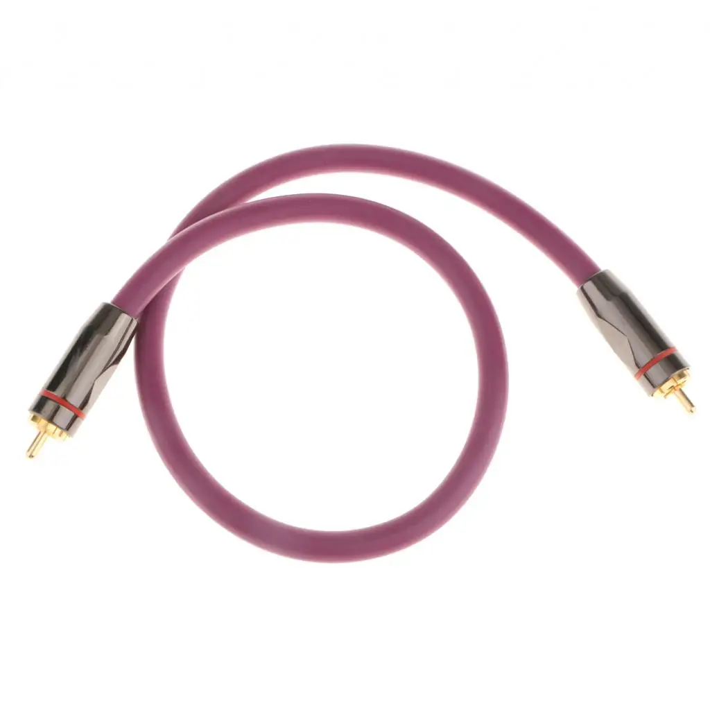 RCA к цифровой аудио коаксиальный кабель шнур позолоченный 0 5 м | Компьютеры и офис