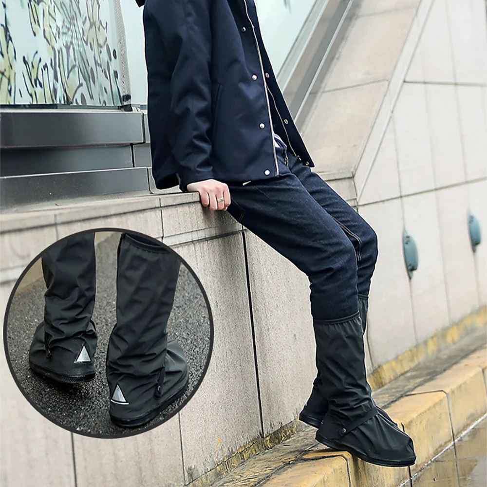 Дождевики 1 шт. Нескользящие водонепроницаемые многоразовые для езды на