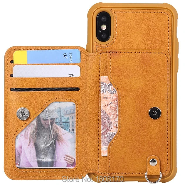 Многофункциональный кожаный чехол C Ku для Iphone XR X XS Max 8 6 7 5 5S SE Samsung Galaxy NOTE9 NOTE8 S8 S9 Plus