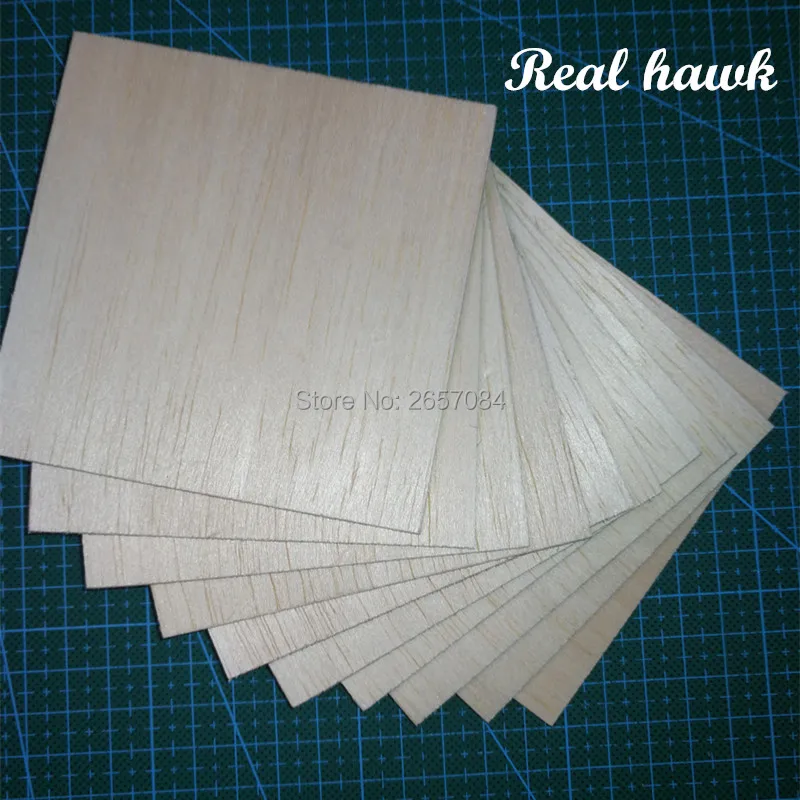 20 шт. деревянные листы AAA + Balsa размером 100x90x2 мм | Игрушки и хобби