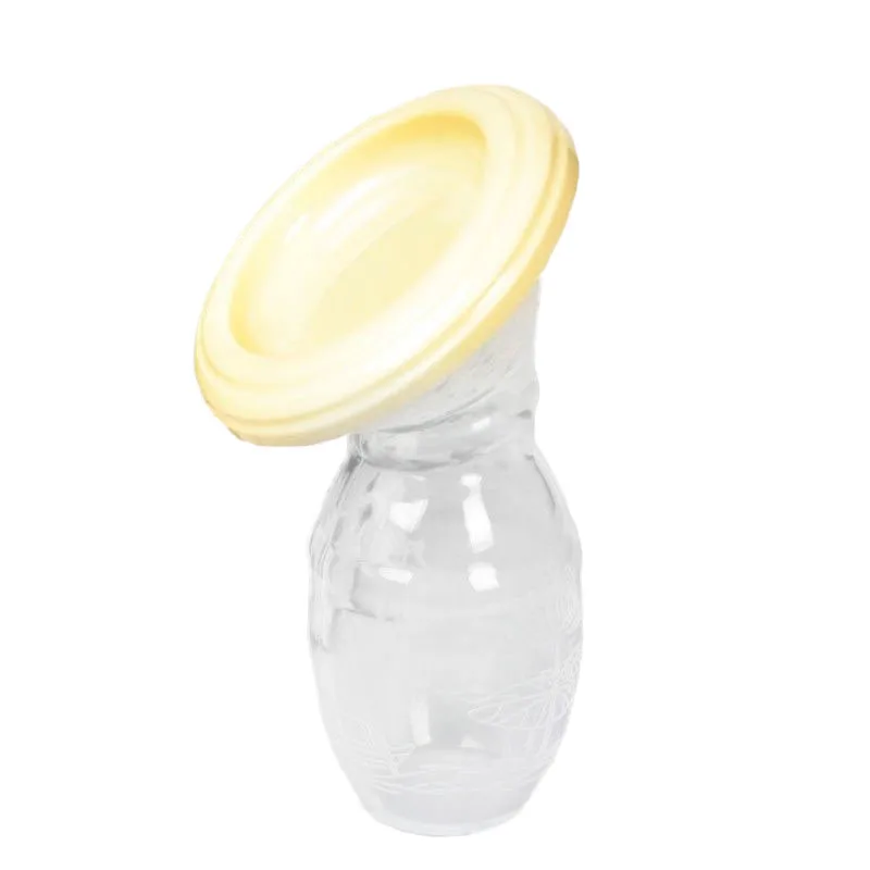 Прозрачный силиконовый Молокоотсос ручной молокоотсос 1 * + Защитная