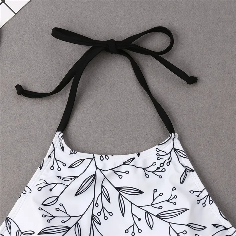 Сексуальный купальный костюм для родителей и детей Новинка лета 2019 женский