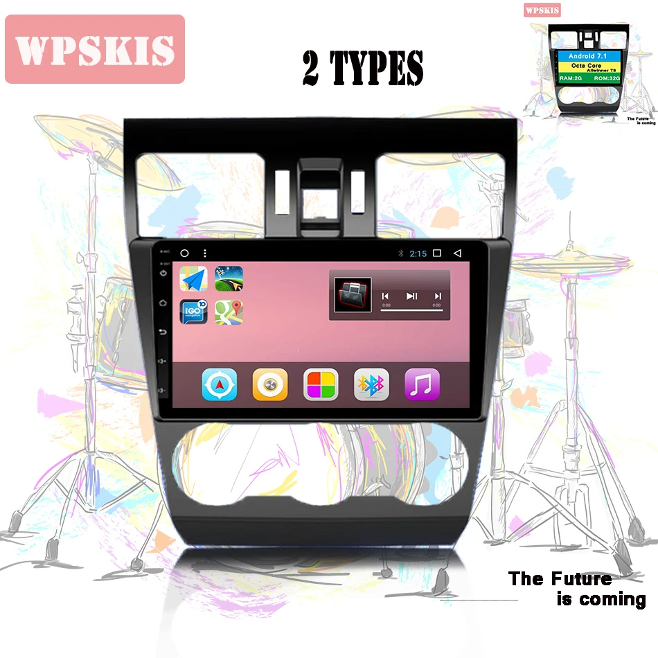 Автомобильный мультимедийный DVD плеер экран 9 дюймов Восьмиядерный процессор 4 Гб