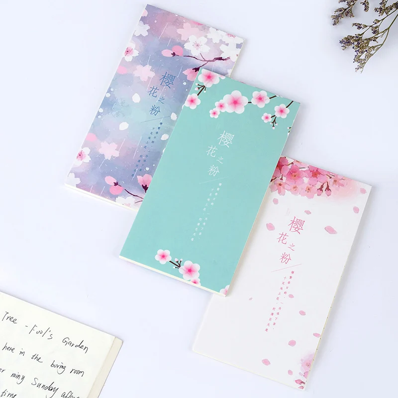 Милый Вишневый блокнот Kawaii в полоску Bullet Journal записная книжка для детей подарок
