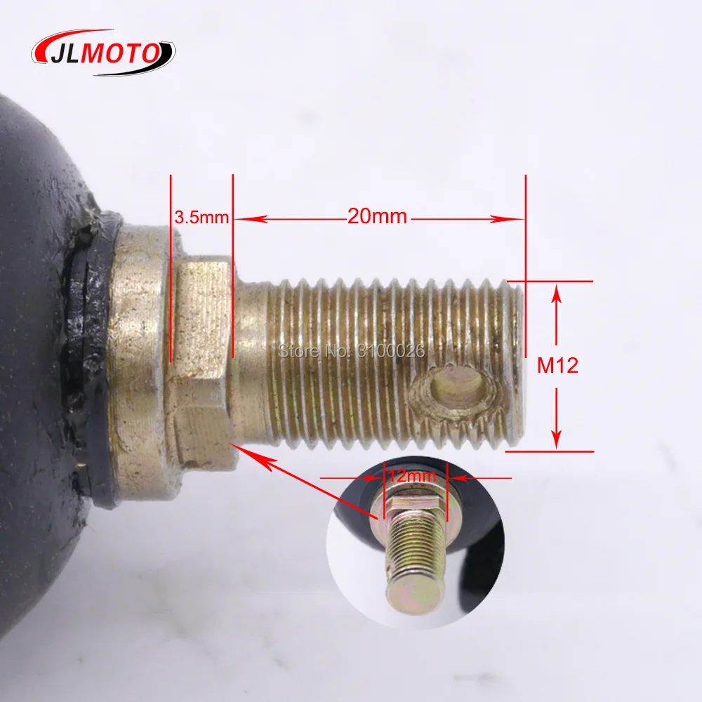 1 пара 240 мм рулевая распорка шарнирный шпиндель подходит для 110cc 150cc 200cc 250cc Kandi Go Kart
