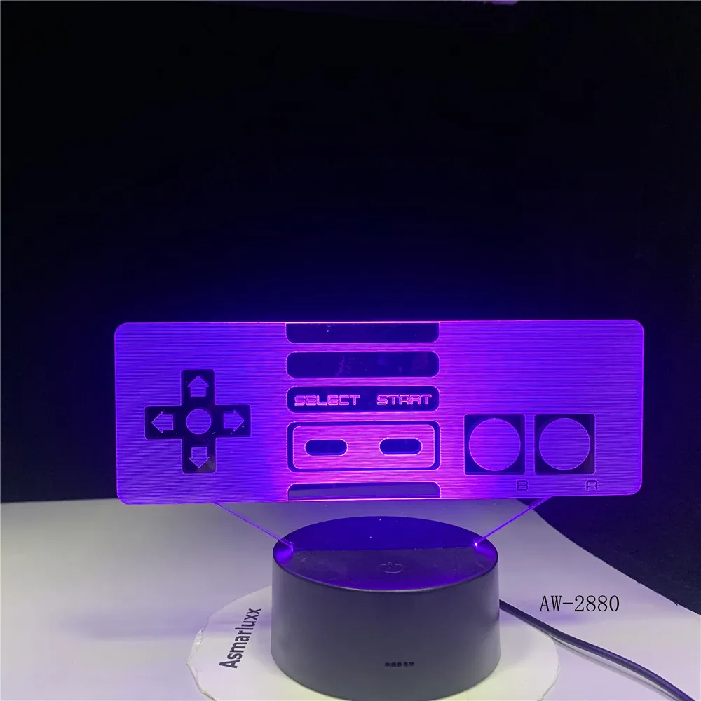 Светодиодная настольная лампа 3D с USB подсветкой 7 цветов|Ночники| |