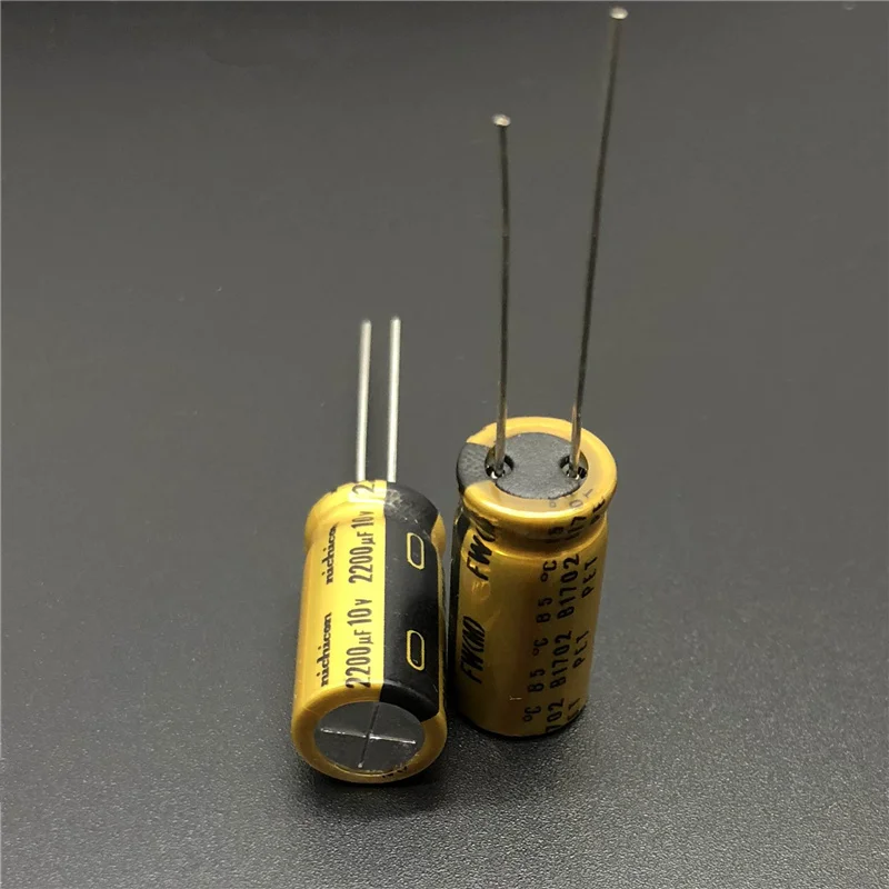 5 шт./20 шт. 2200 мкФ 10В NICHICON FW серия 10х20 мм 10в2200мкф HiFi аудио конденсатор|Конденсаторы|