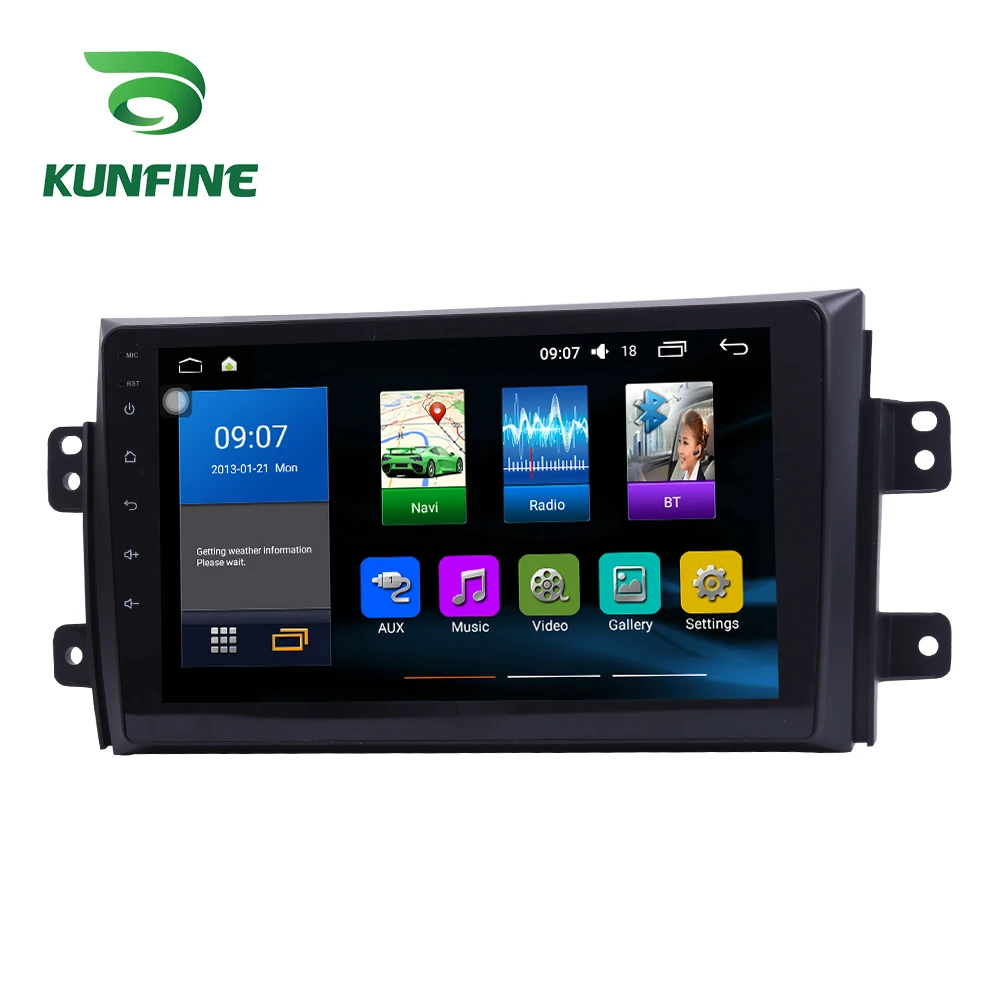 Восьмиядерный 1024*600 Android 8 1 автомобильный DVD GPS навигационный плеер Deckless стерео для