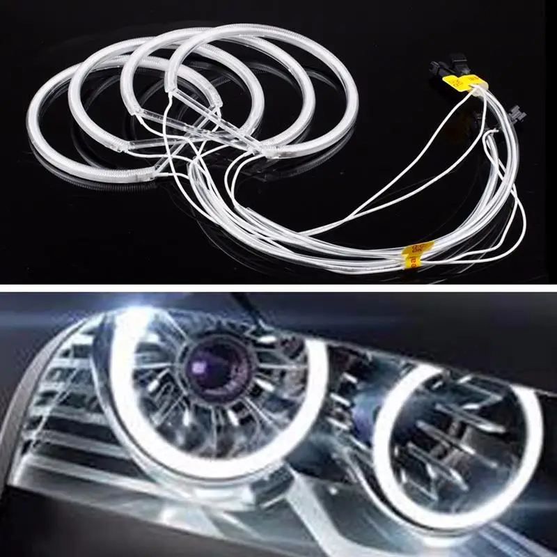 Car Angel Eagle Eyes Light Headlight for E36 3 E38 7 E39 5 E46 4pcs 131mm CCFL Tube White Headlamp | Автомобили и мотоциклы