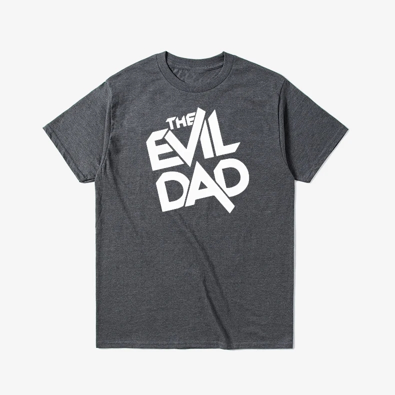 

T Shirt Men TShirt Streetwear Plus Size Shirt Men Oversized Funny T Shirts The Evil Dad Fathers Day Comedy T-shirt Tops XS-3XL