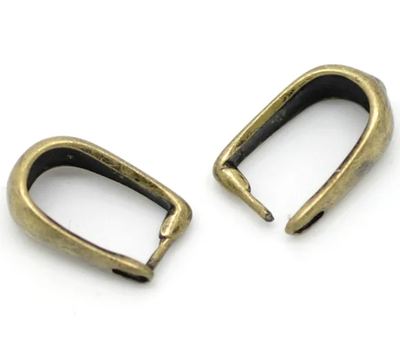 Зажимы под античную бронзу, 10x6 мм (3/8 дюйма x 1/4 дюйма), 30 шт. Зажимы под античную бронзу, 10x6 мм (3/8 дюйма x 1/4 дюйма), 30 шт.