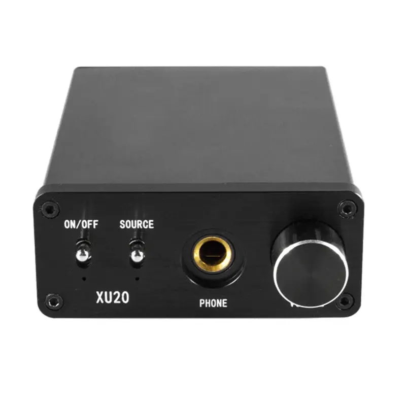 Xu20 Мини Hifi аудио декодер Усилитель Поддержка коаксиальный Spdif/оптический вход 6 35