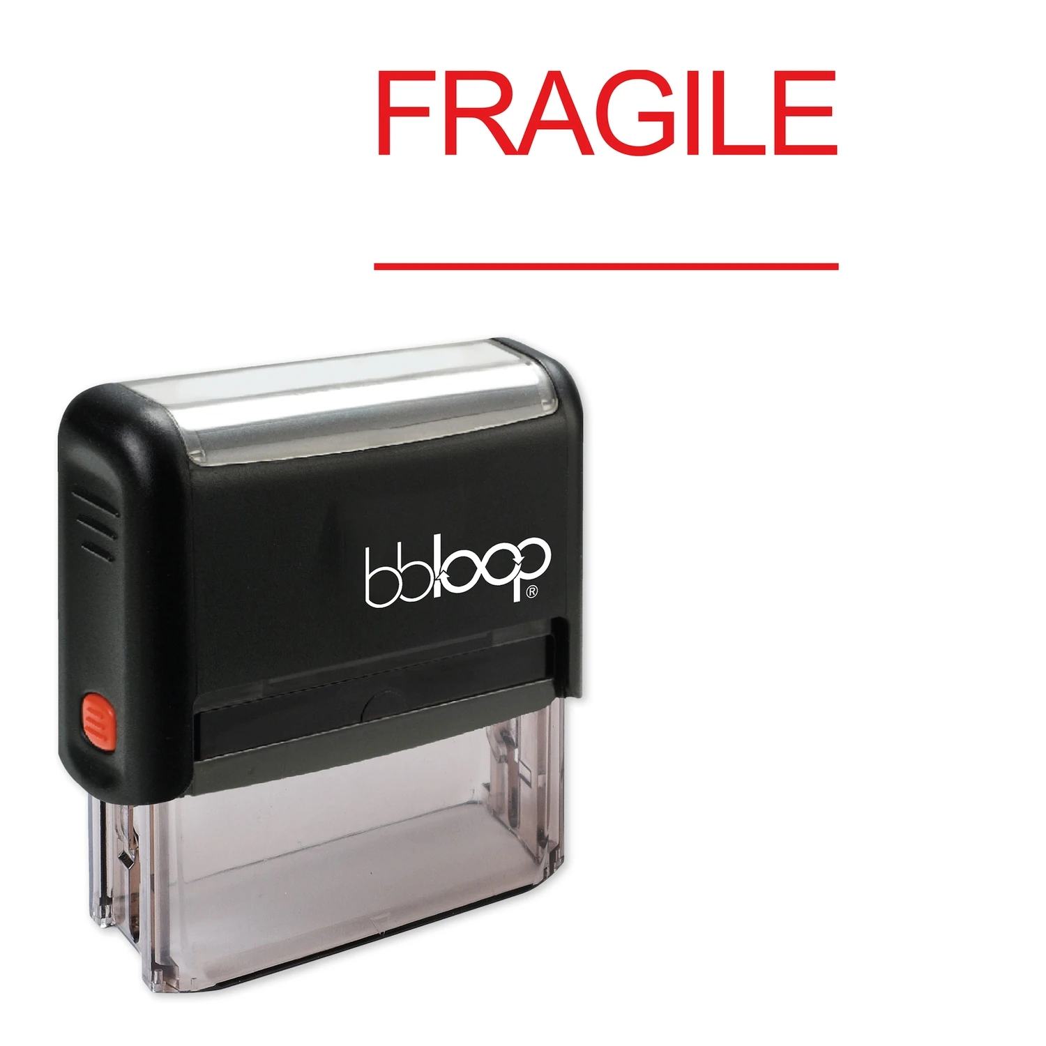 

Bbloop Fragile w/line Style Font and Design Self-Ink