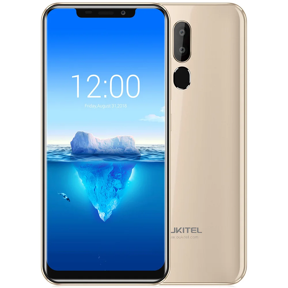 OUKITEL C12 Pro 4G смартфон 6 18 дюйма 4 ядра 2 Гб Оперативная память 16 Встроенная Face ID 3300